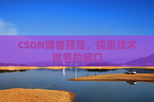 CSDN博客预览，探索技术世界的窗口